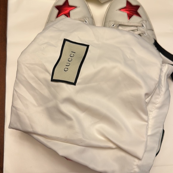 Sold on eBay Preowned gucci ace sneakers with star pattern. Size 42 - Picture 11 of 12